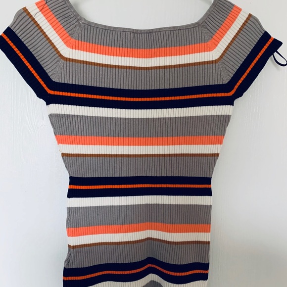 H&M Ribbed Knit Multicolored Top - Picture 5 of 5